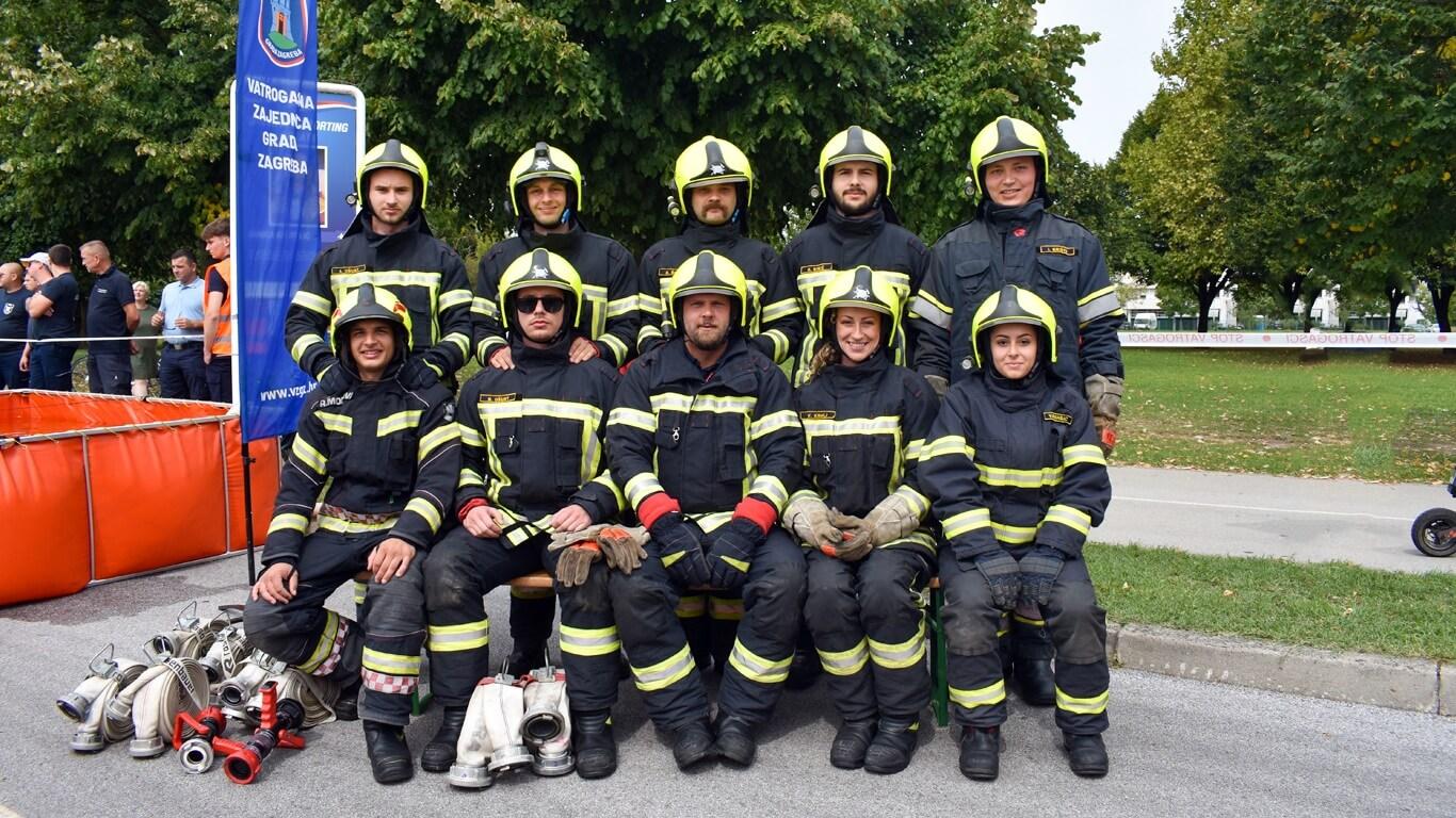 Vatrogasci DVD-a Sveta Klara, prvaci Grada Zagreba 2025 godine.